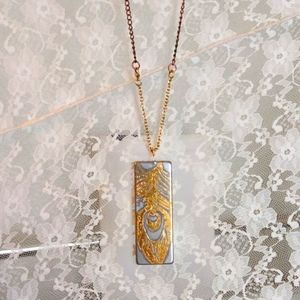 Light & Reflective reversible necklace